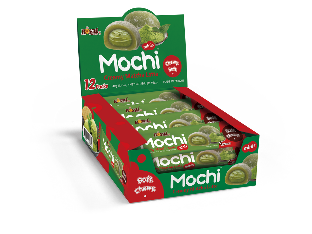 Royal Family Mochi Minis Creamy Matcha Latte - Snack Pack