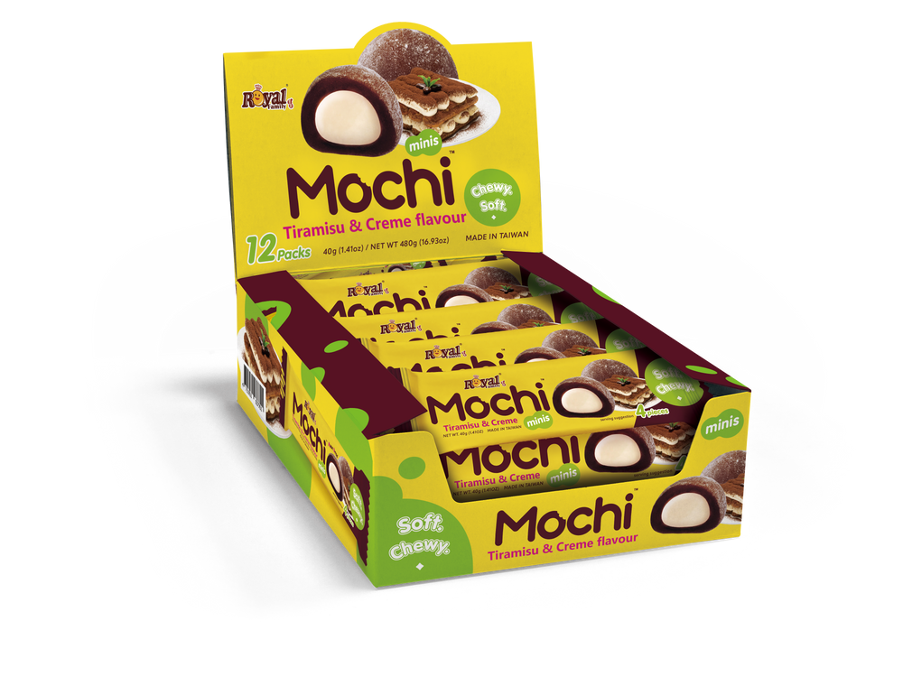 Royal Family Mochi Minis Tiramisu & Creme - Snack Pack