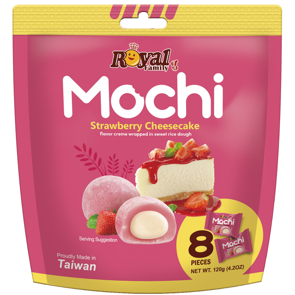 Royal Family Mochi Strawberry Cheesecake