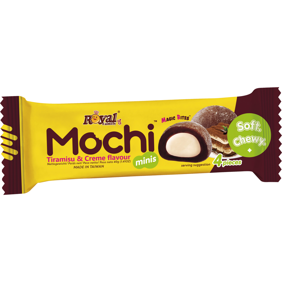 Royal Family Mochi Minis Tiramisu & Creme - Snack Pack