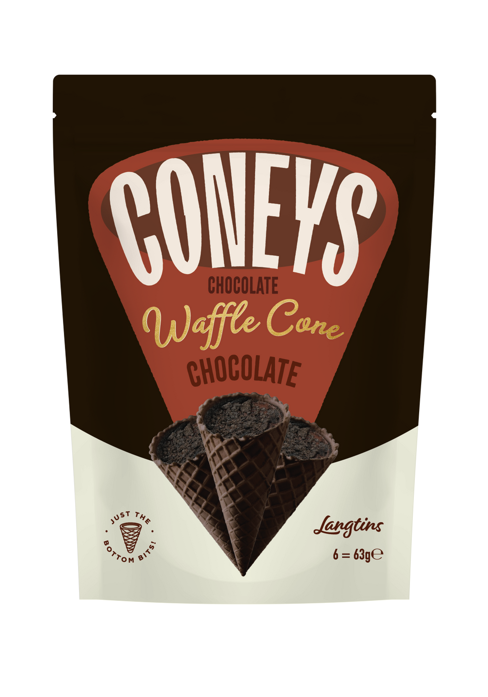 Coneys Chocolate Waffle Cones